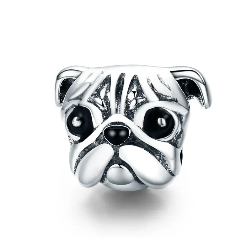 (kép) PANDORA típusú shar-pei kutya charm - SCC834
