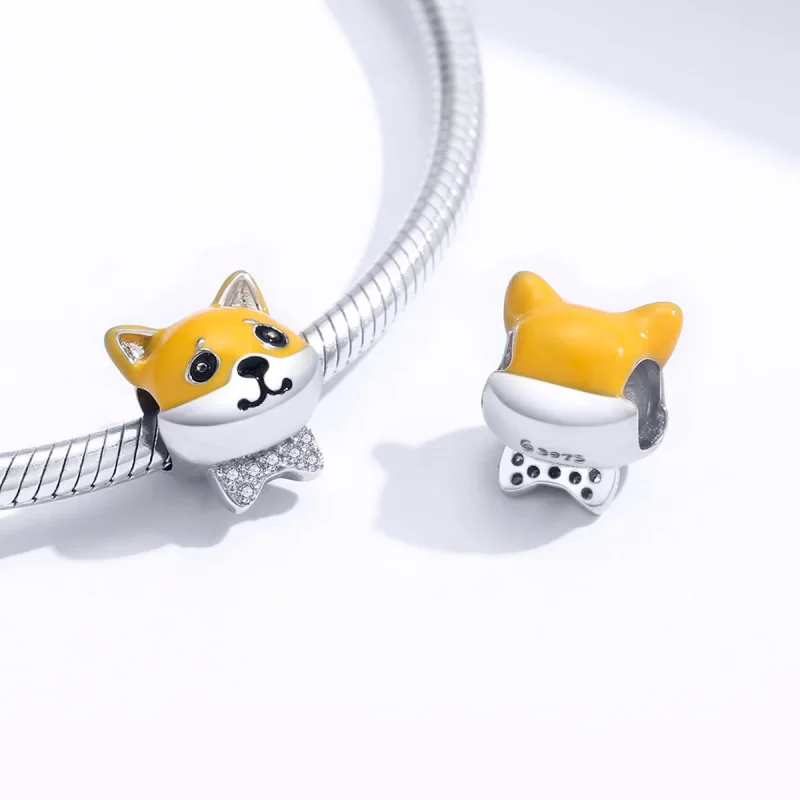 (kép) PANDORA típusú shiba inu charm - BSC188 - Megtekintés 2