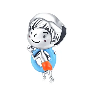 (kép) PANDORA típusú shunshine baby boy charm - SCC1526