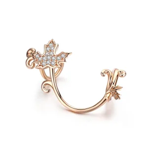 (kép) PANDORA típusú slient leaves charm - SCC1254