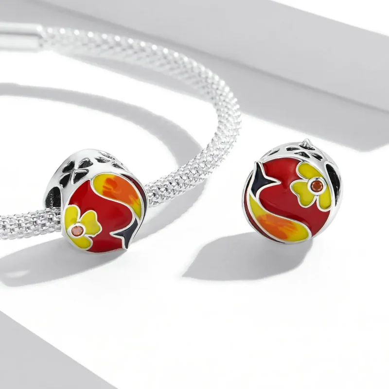 (kép) PANDORA típusú Sok szerencsét Koi Charm - SCC2066 - Megtekintés 4