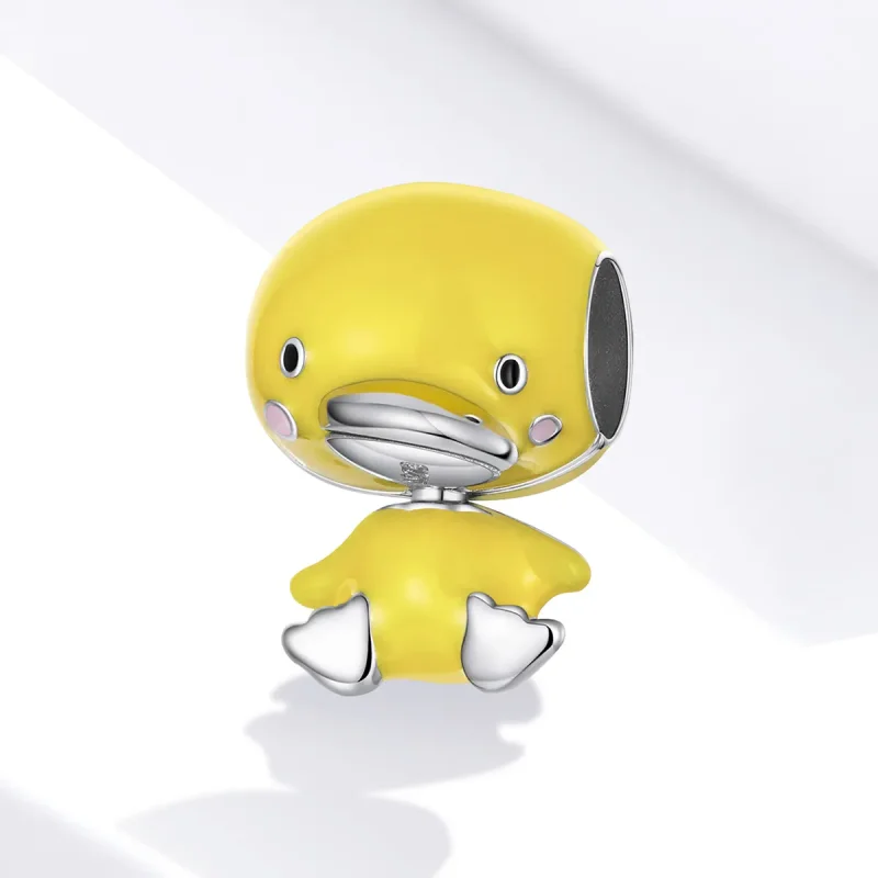 (kép) PANDORA típusú sárga kacsa charm - SCC1501 - Megtekintés 2