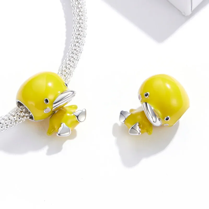 (kép) PANDORA típusú sárga kacsa charm - SCC1501 - Megtekintés 4