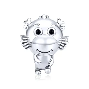 (kép) PANDORA típusú sárkány baba charm - SCC1489