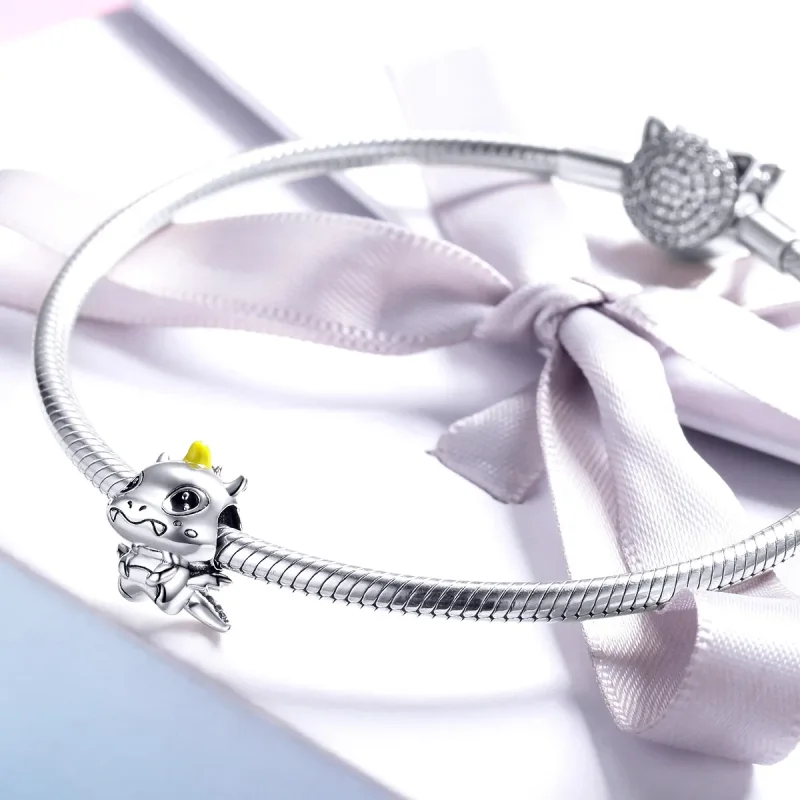 (kép) PANDORA típusú sárkány vagyok charm - BSC060 - Megtekintés 3