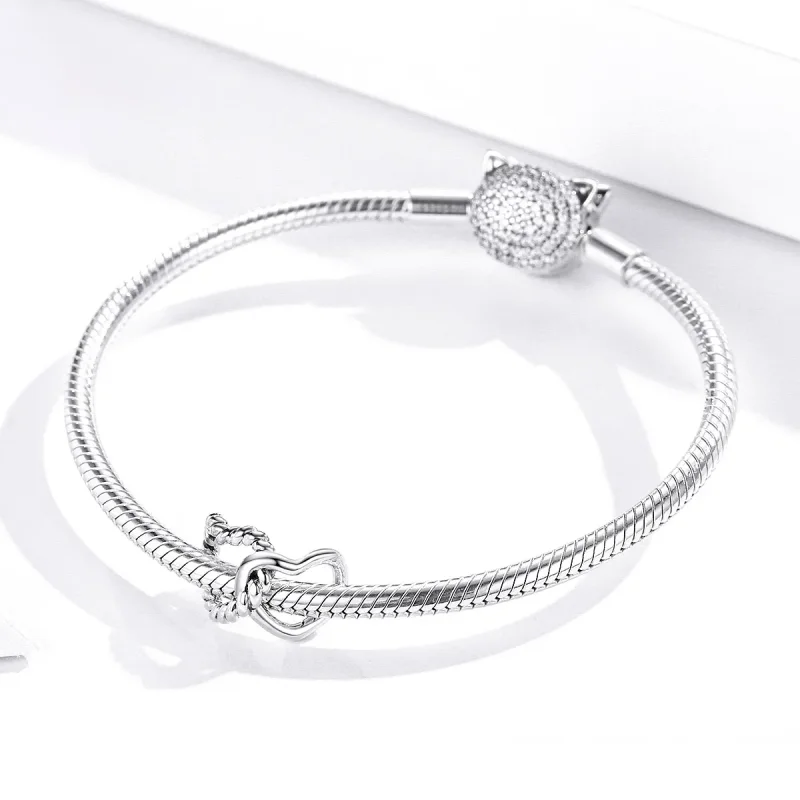 (kép) PANDORA típusú összefonódott szívek charm - SCC1563 - Megtekintés 3