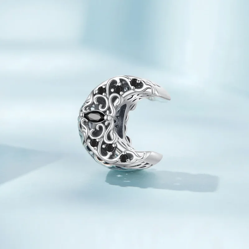 (kép) PANDORA típusú Sötét éjszakai hold Charm - SCC2370 - Megtekintés 2
