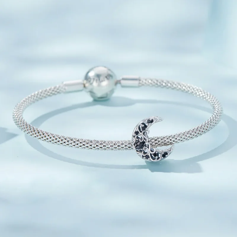 (kép) PANDORA típusú Sötét éjszakai hold Charm - SCC2370 - Megtekintés 4