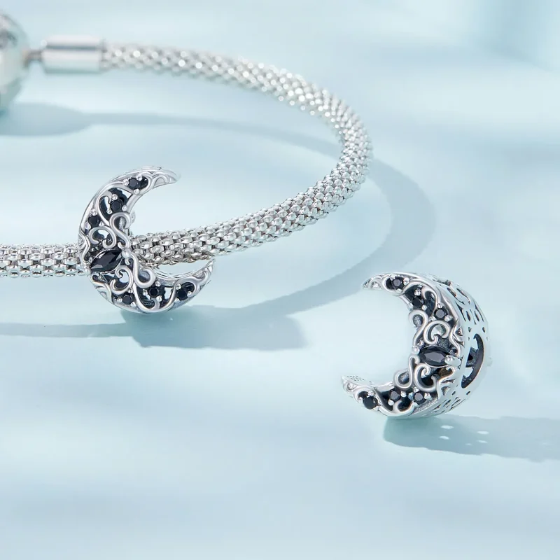 (kép) PANDORA típusú Sötét éjszakai hold Charm - SCC2370 - Megtekintés 5