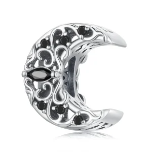 (kép) PANDORA típusú Sötét éjszakai hold Charm - SCC2370