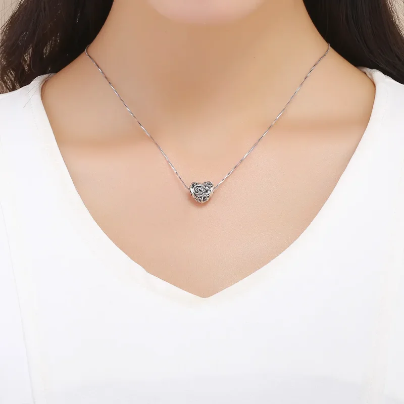 (kép) PANDORA típusú szelíd rózsa charm - SCC790 - Megtekintés 5