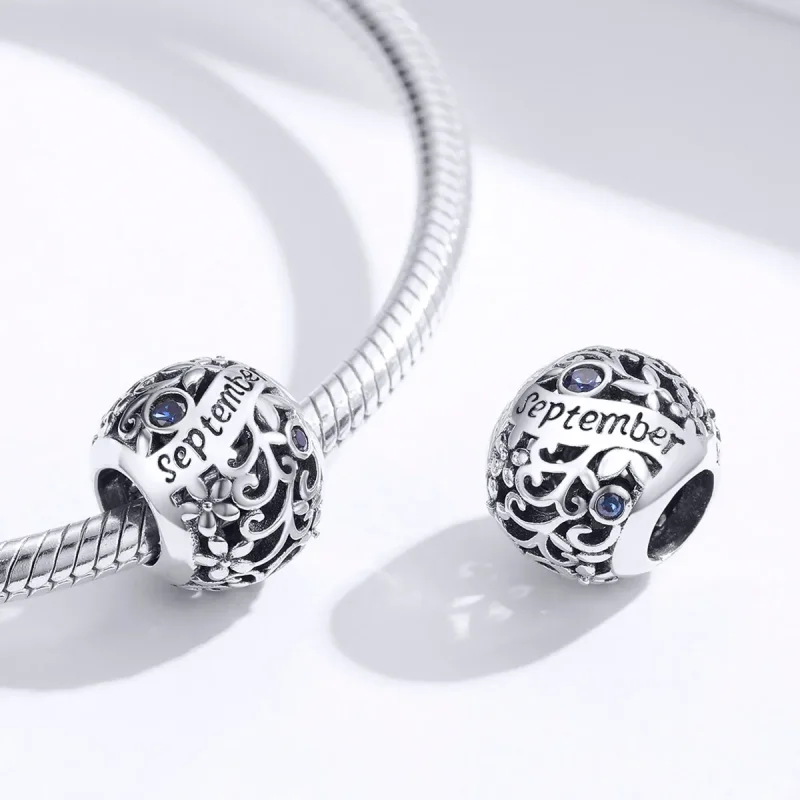 (kép) PANDORA típusú szeptember birthstone charm - SCC1385-9 - Megtekintés 2