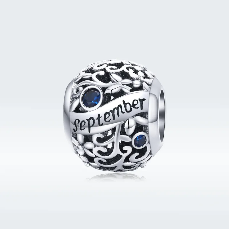 (kép) PANDORA típusú szeptember birthstone charm - SCC1385-9 - Megtekintés 5