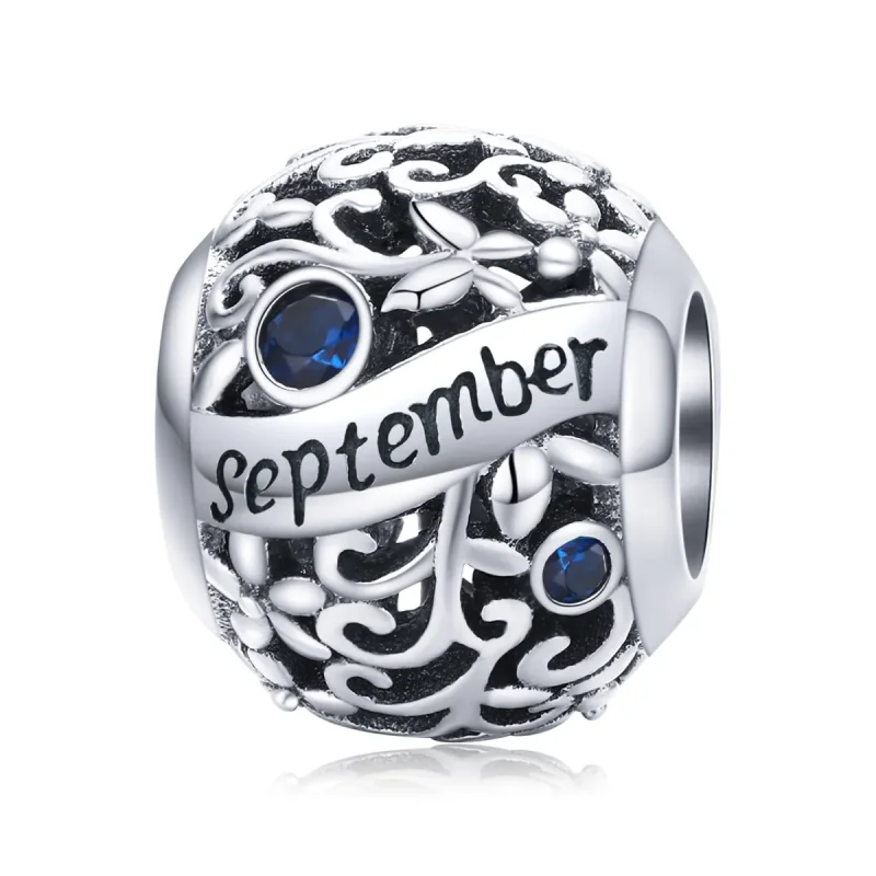 (kép) PANDORA típusú szeptember birthstone charm - SCC1385-9