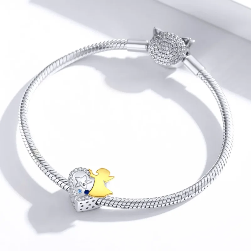 (kép) PANDORA típusú Szerelem angyal Charm - SCC1732 - Megtekintés 3