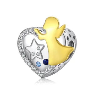 (kép) PANDORA típusú Szerelem angyal Charm - SCC1732