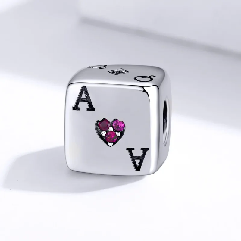 (kép) PANDORA típusú szerelem dobókocka charm - SCC1440 - Megtekintés 2