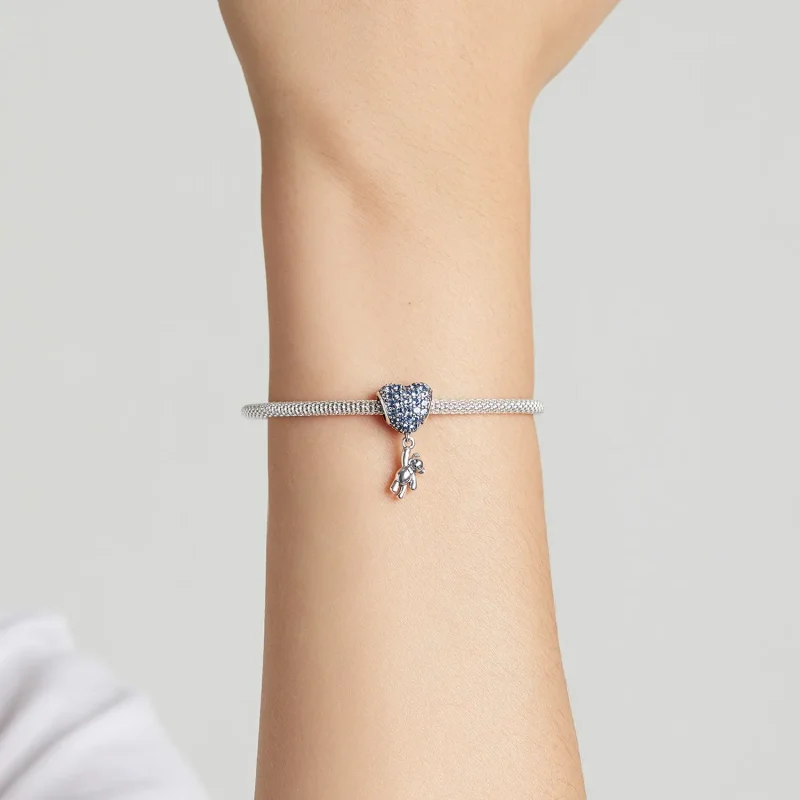 (kép) PANDORA típusú Szerelem Léggömb medve Charm - SCC2023 - Megtekintés 5
