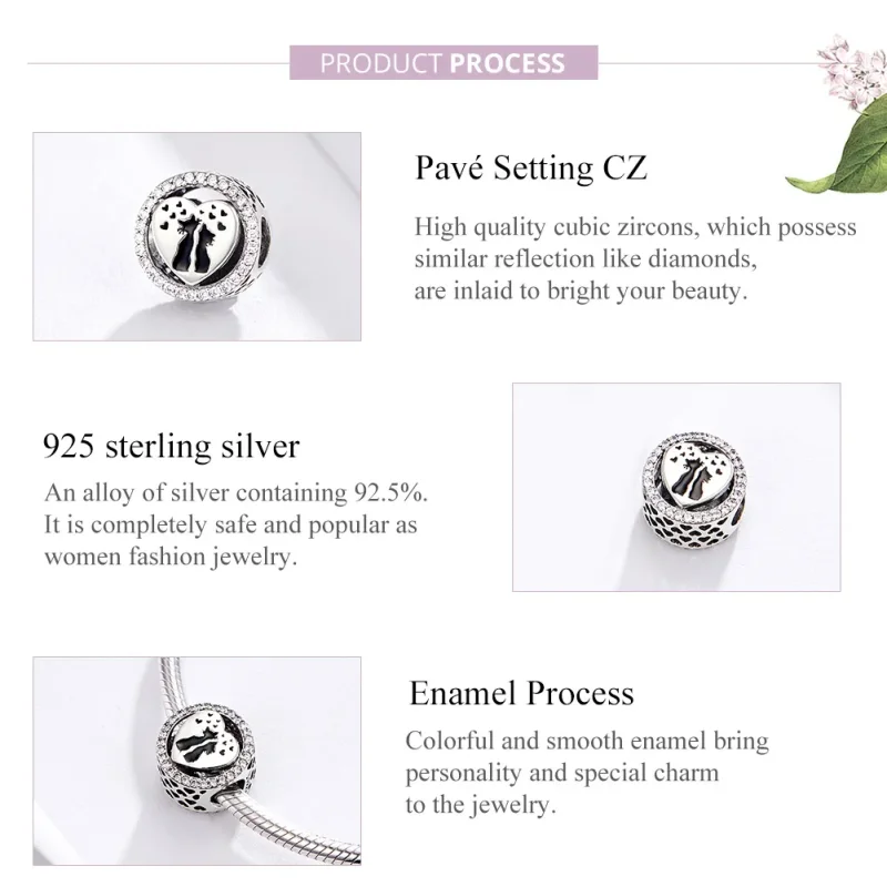(kép) PANDORA típusú szerelem macska charm - SCC1188 - Megtekintés 4