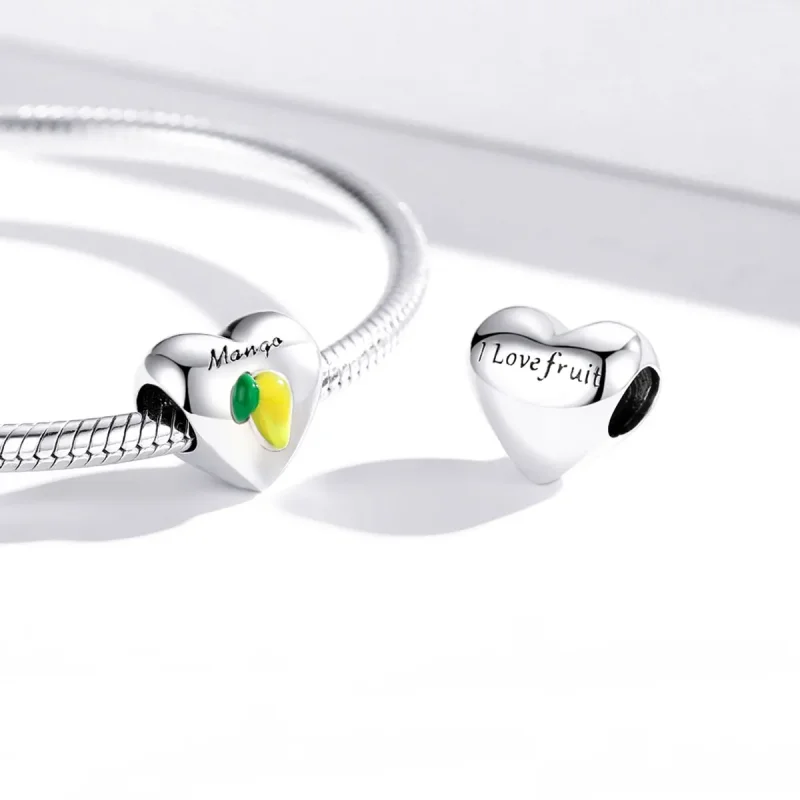 (kép) PANDORA típusú Szerelem Mangó Charm - SCC1952 - Megtekintés 3