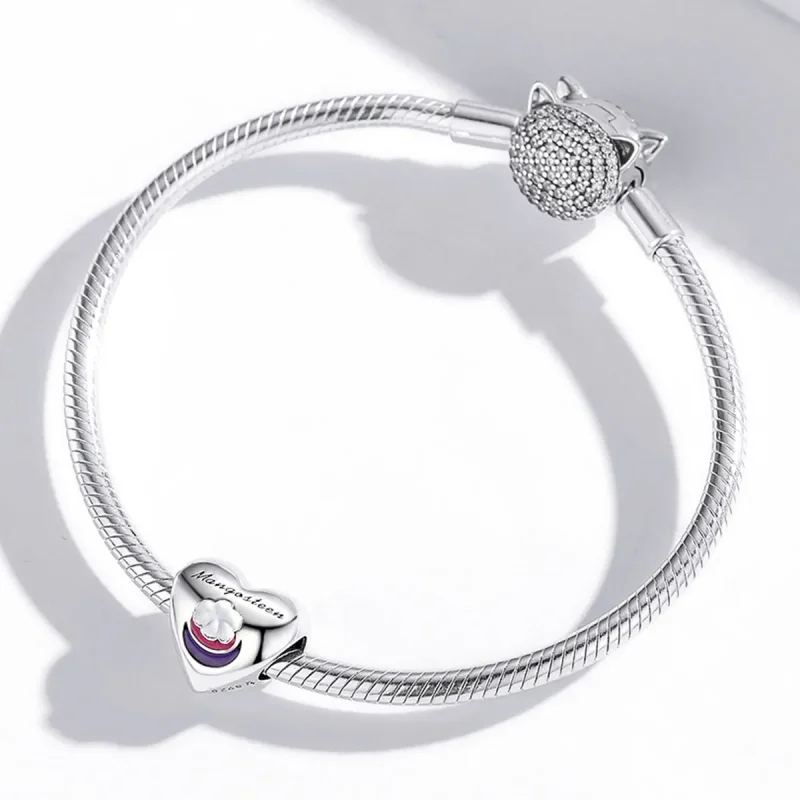 (kép) PANDORA típusú Szerelem Mangosztán Charm - SCC1954 - Megtekintés 4