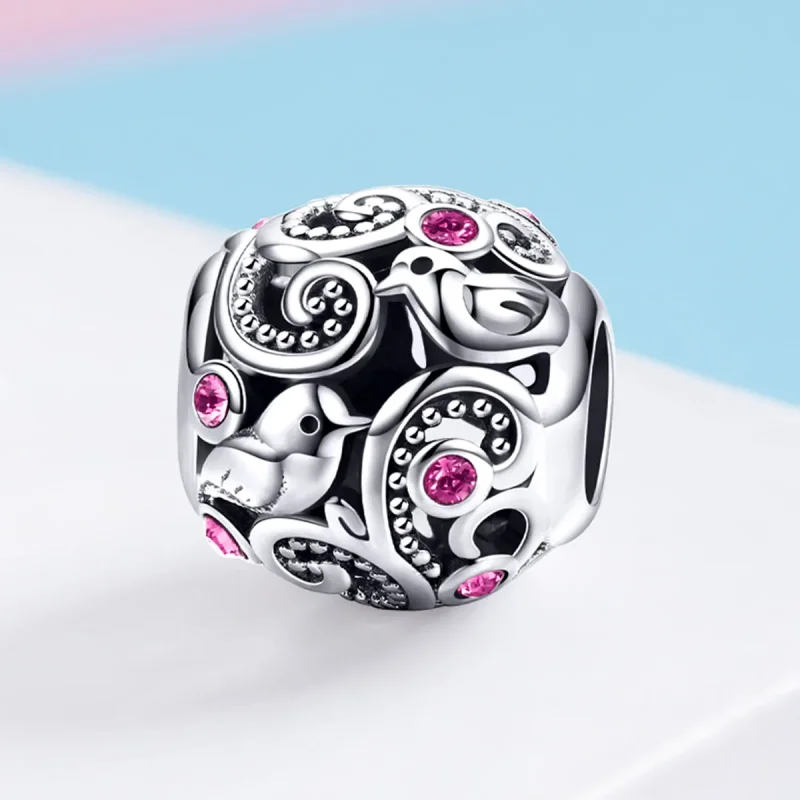 (kép) PANDORA típusú szerelem messenger charm - SCC1014 - Megtekintés 2