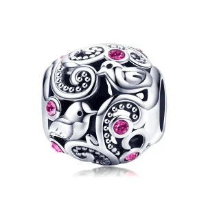 (kép) PANDORA típusú szerelem messenger charm - SCC1014