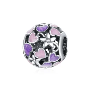 (kép) PANDORA típusú szerelem virágok charm - SCC1798