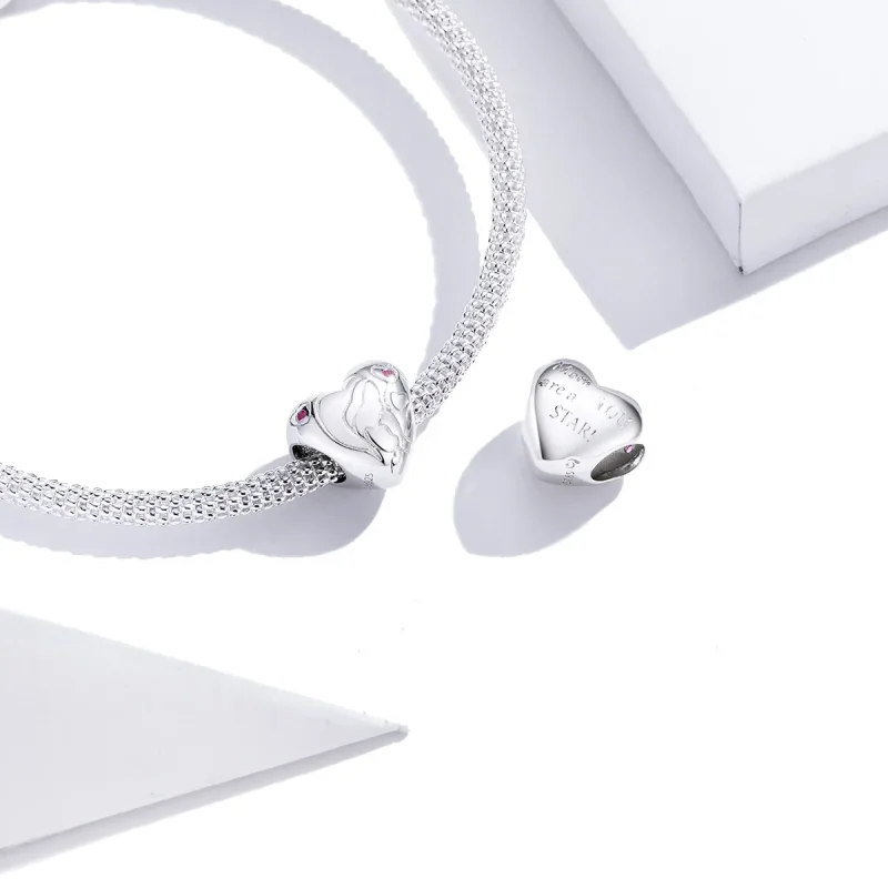 (kép) PANDORA típusú szerelmes csillag charm - BSC216 - Megtekintés 3