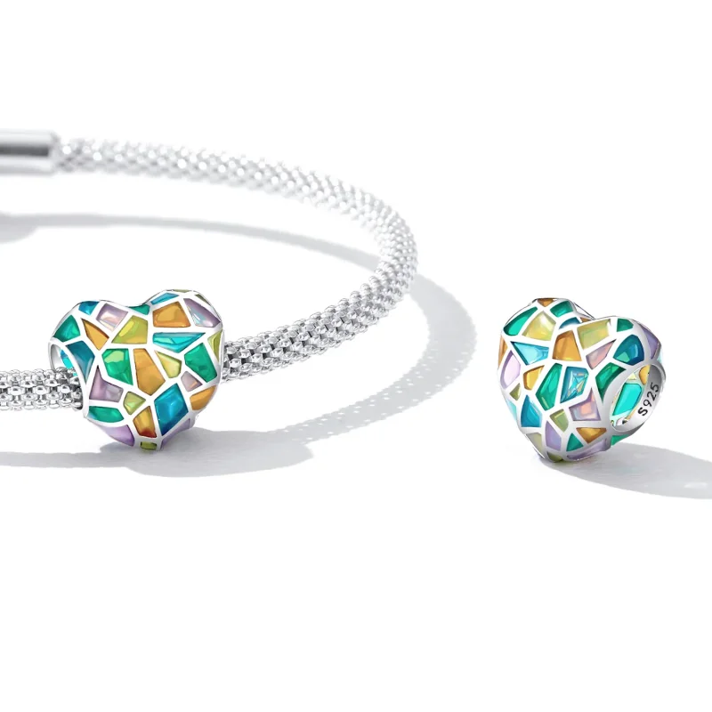 (kép) PANDORA típusú Szerelmi ablak Charm - SCC2266 - Megtekintés 5