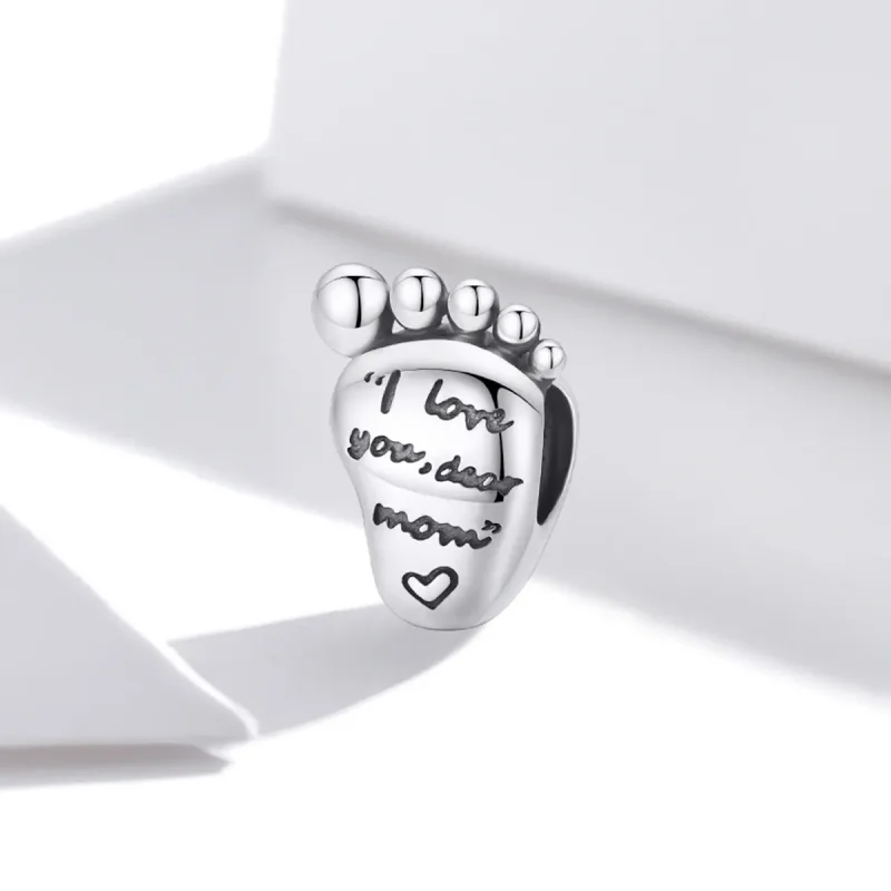 (kép) PANDORA típusú Szerelmi lábak Charm - SCC1901 - Megtekintés 2