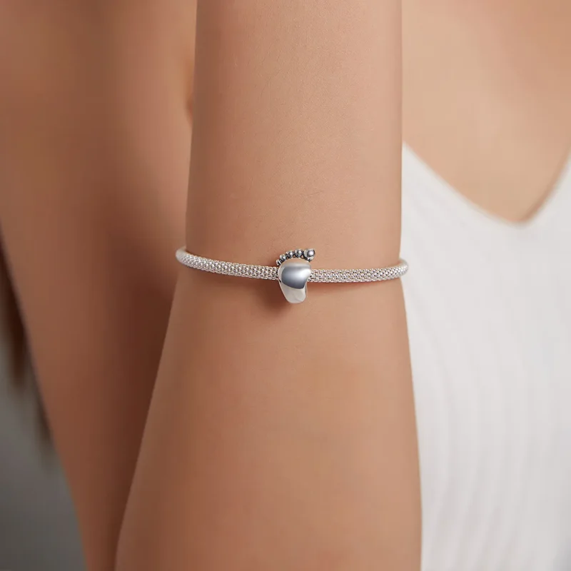 (kép) PANDORA típusú Szerelmi lábak Charm - SCC1901 - Megtekintés 6