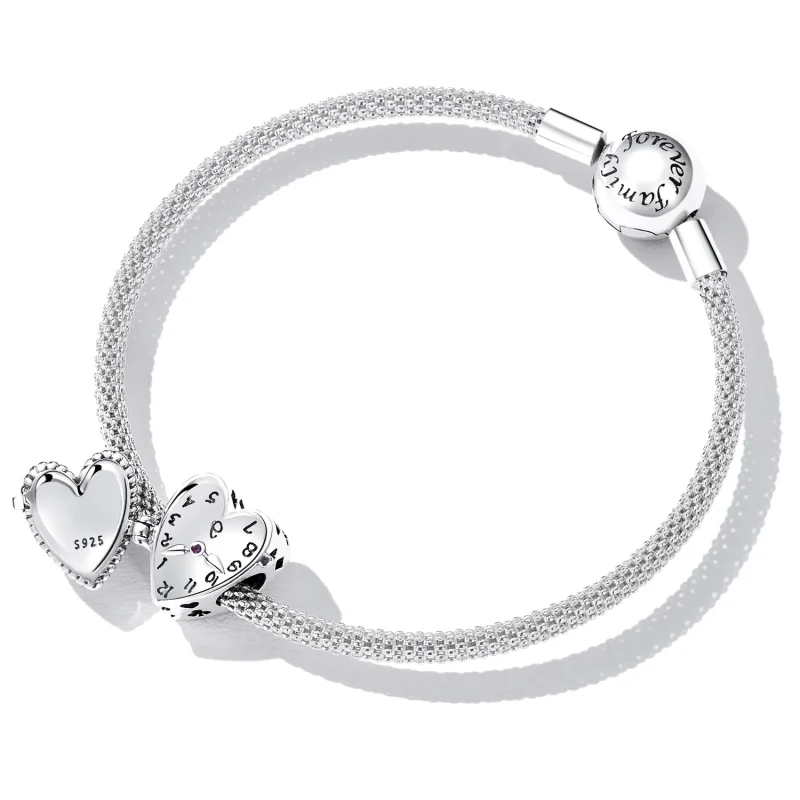 (kép) PANDORA típusú Szerelmi óra Charm - SCC2245 - Megtekintés 5