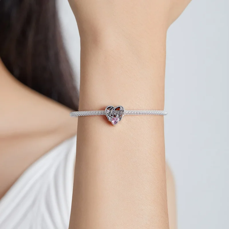 (kép) PANDORA típusú Szerelmi szárnyak Charm - BSC528 - Megtekintés 5