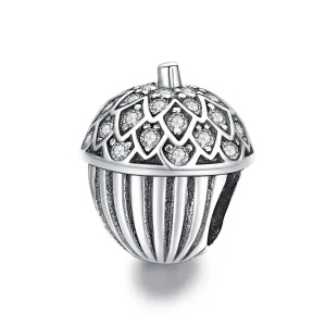 (kép) PANDORA típusú Szerencsés fenyőtoboz Charm - BSC337