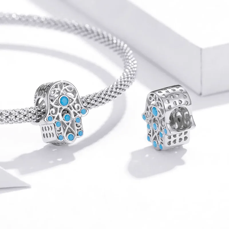(kép) PANDORA típusú szerencsés kéz charm - SCC1757 - Megtekintés 4