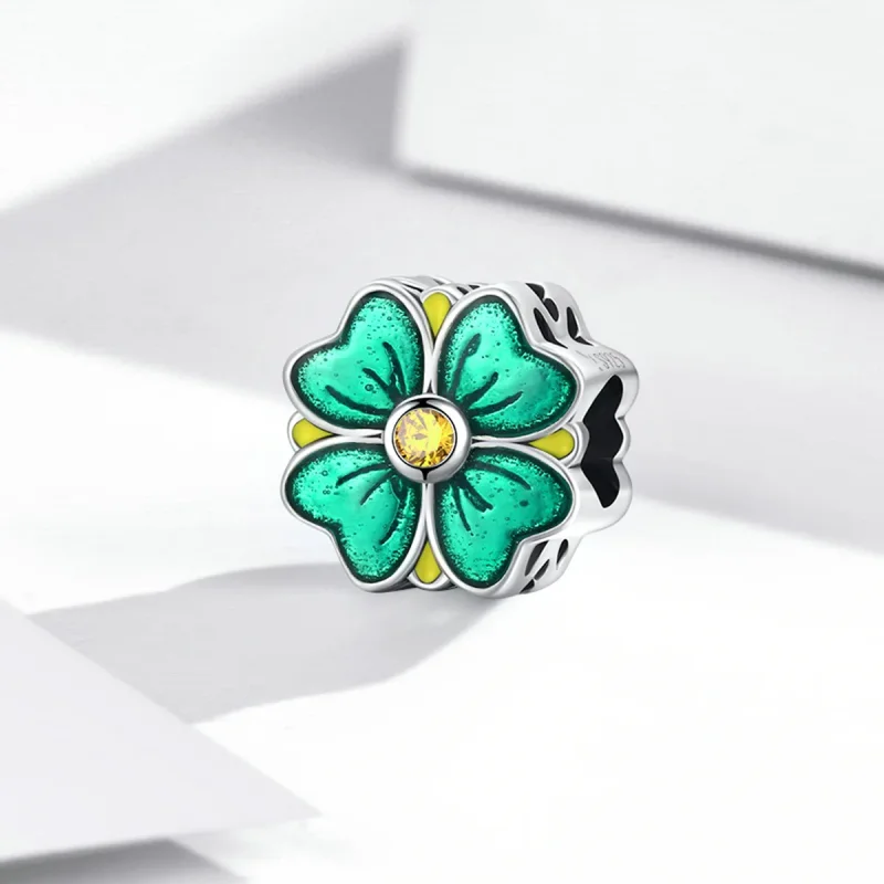 (kép) PANDORA típusú Szerencsés lóhere Charm - SCC2018 - Megtekintés 2