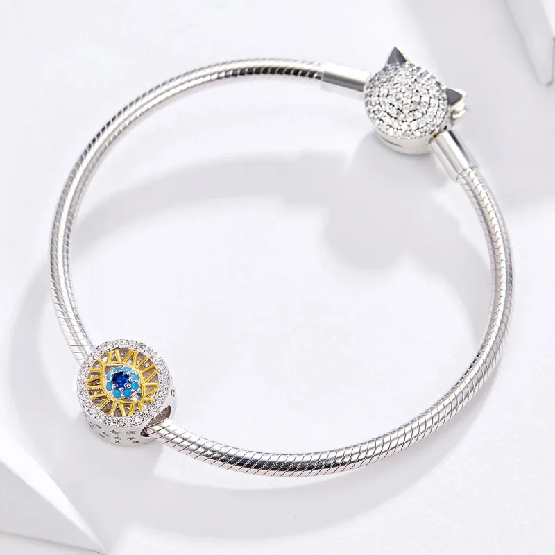 (kép) PANDORA típusú Szerencsés szem Charm - BSC080 - Megtekintés 3