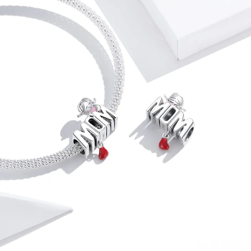 (kép) PANDORA típusú szeress anyát charm - SCC1461 - Megtekintés 3