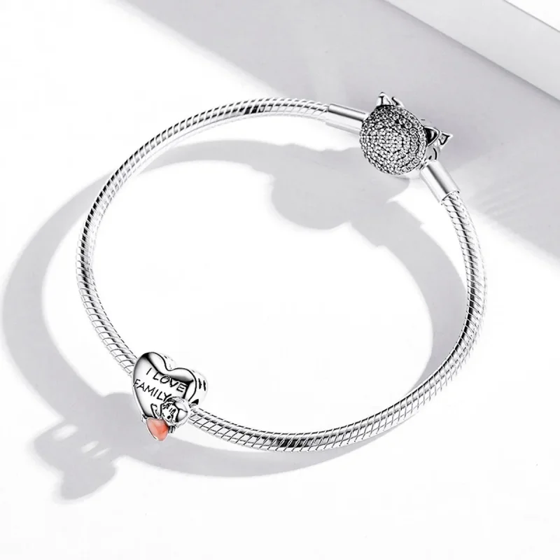 (kép) PANDORA típusú Szeretem az otthonomat Charm - BSC478 - Megtekintés 3