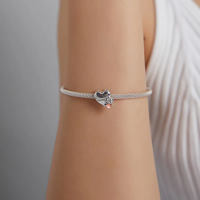 (kép) PANDORA típusú Szeretem az otthonomat Charm - BSC478 - Megtekintés 5