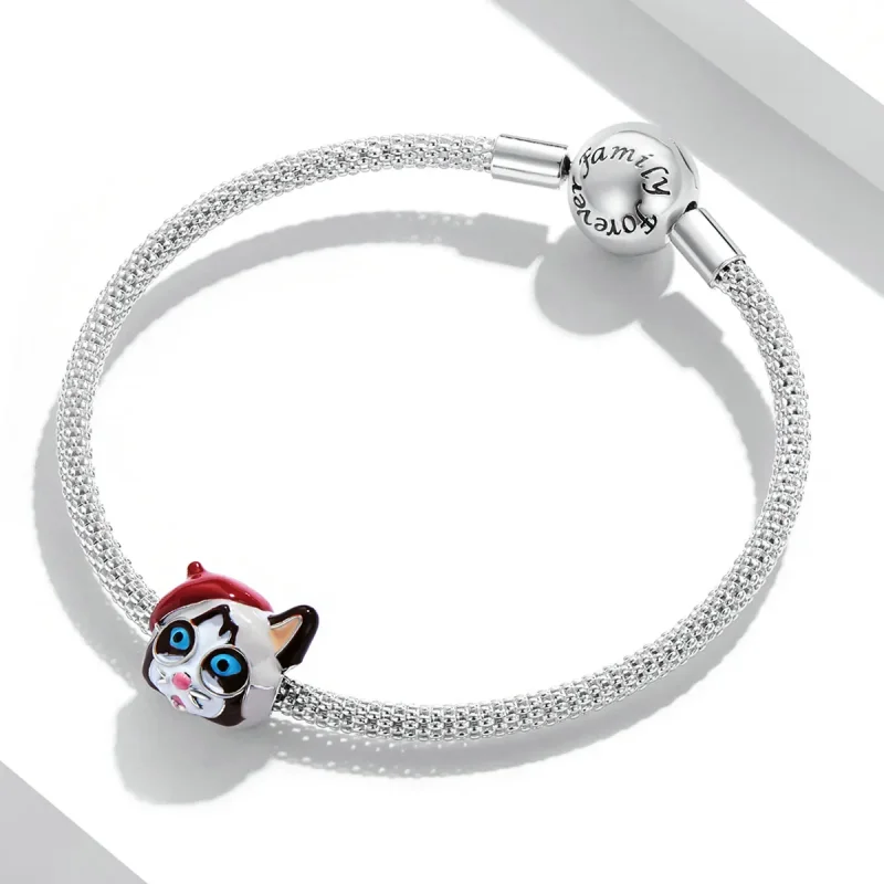 (kép) PANDORA típusú Sziámi macska Charm - SCC2090 - Megtekintés 3