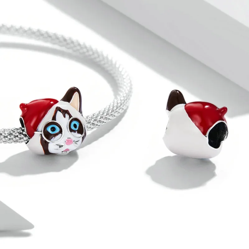 (kép) PANDORA típusú Sziámi macska Charm - SCC2090 - Megtekintés 4