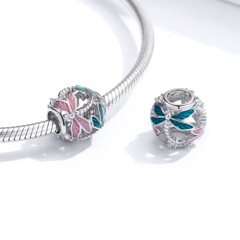 (kép) PANDORA típusú szitakötő charm - BSC198 - Megtekintés 4