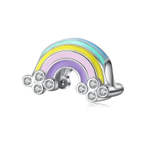 (kép) PANDORA típusú szivárvány charm - SCC1425