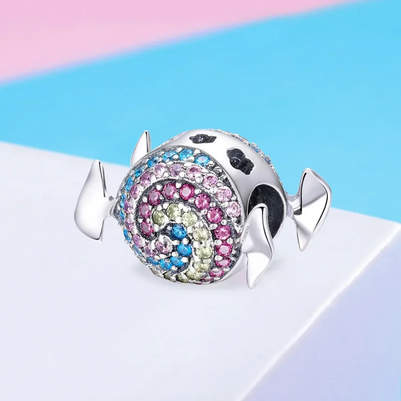(kép) PANDORA típusú Szivárvány cukorka Charm - SCC898 - Megtekintés 2