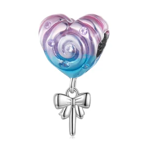 (kép) PANDORA típusú Szivárvány nyalóka Charm - SCC2391