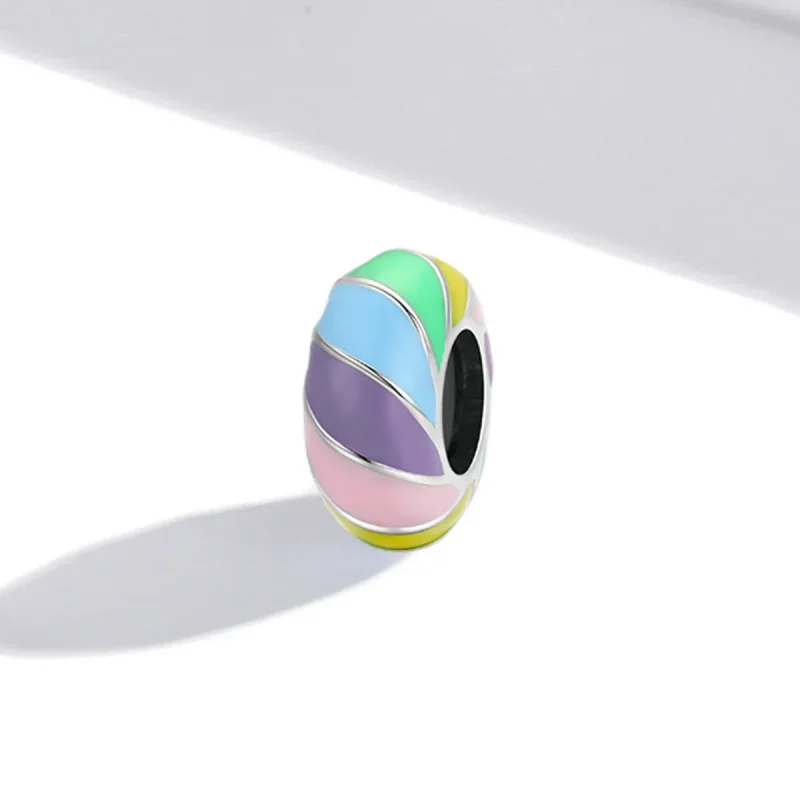 (kép) PANDORA típusú Szivárvány spacer charm - SCC1980 - Megtekintés 2