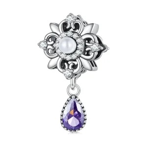 (kép) PANDORA típusú Szivárványhártya Charm - BSC674