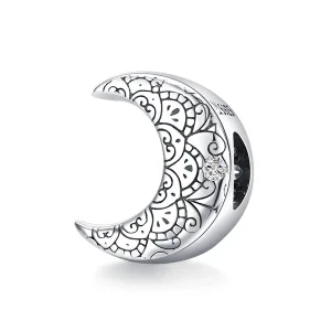 (kép) PANDORA típusú szőlő és hold charm - SCC1604